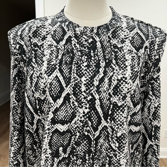 INC INTERNATIONAL CONCEPTS CULPOS x INC Long-Sleeve Snake-Print Mini Dress - Picture 15 of 16